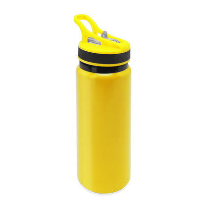 Stamina Chito aluminium and PP bottle 680 ml in yellow, ready for laser engraving