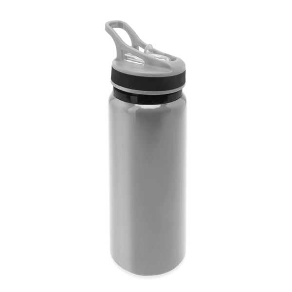 Stamina Chito aluminium and PP bottle 680 ml in silver, ready for laser engraving