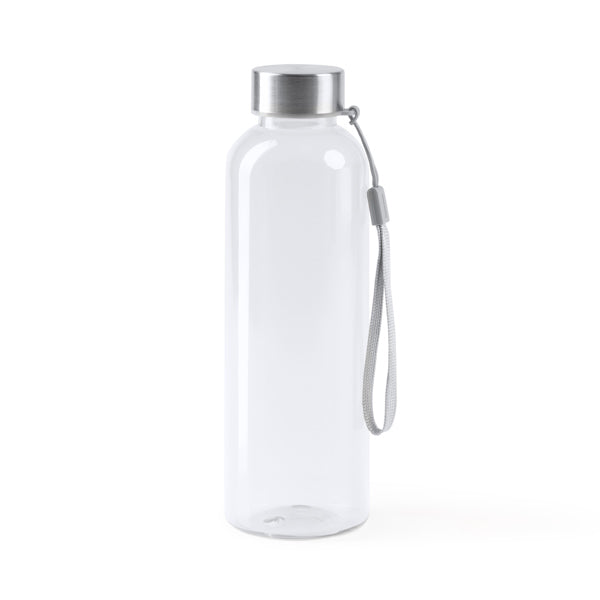 Stamina Valsan RPET and stainless steel bottle 600 ml in transparent, ready for laser engraving