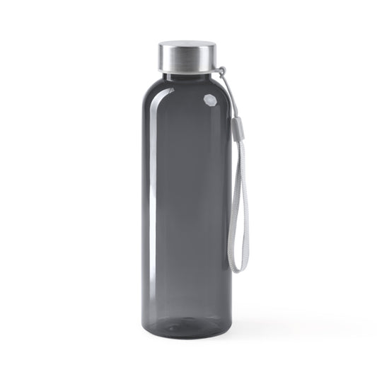 Stamina Valsan RPET and stainless steel bottle 600 ml in black, ready for laser engraving