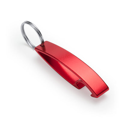 Stamina Sparkling aluminium opener keyring, ready for laser engraving