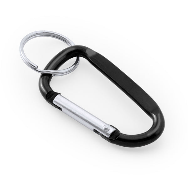 Stamina Pale aluminium carabiner keyring, ready for laser engraving