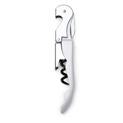 Stamina Merlot stainless steel keyring in white, ready for laser engraving