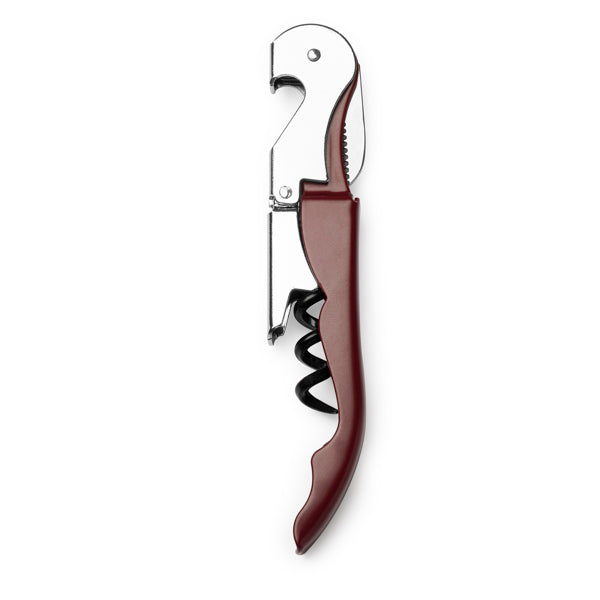 Stamina Merlot stainless steel keyring in wine red, ready for laser engraving