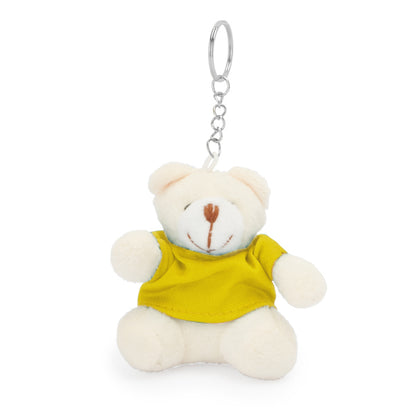 Stamina Sito polyester keyring in yellow, ready for logo printing