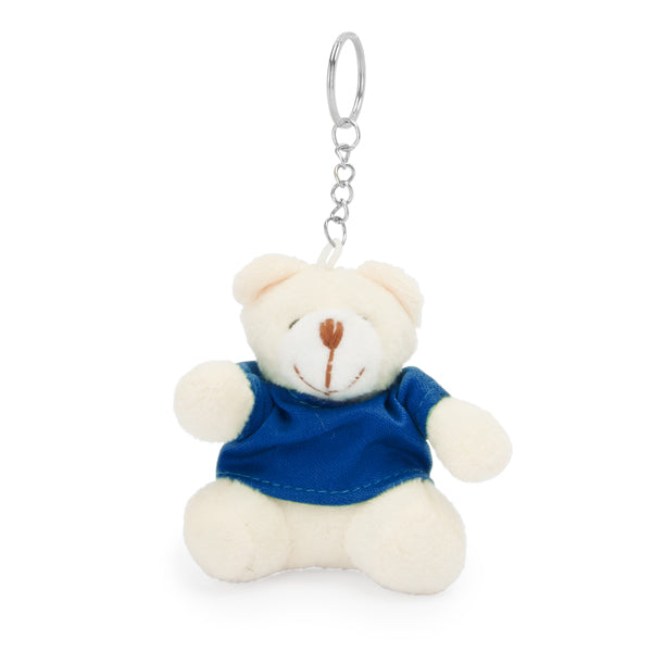 Stamina Sito polyester keyring in royal blue, ready for logo printing