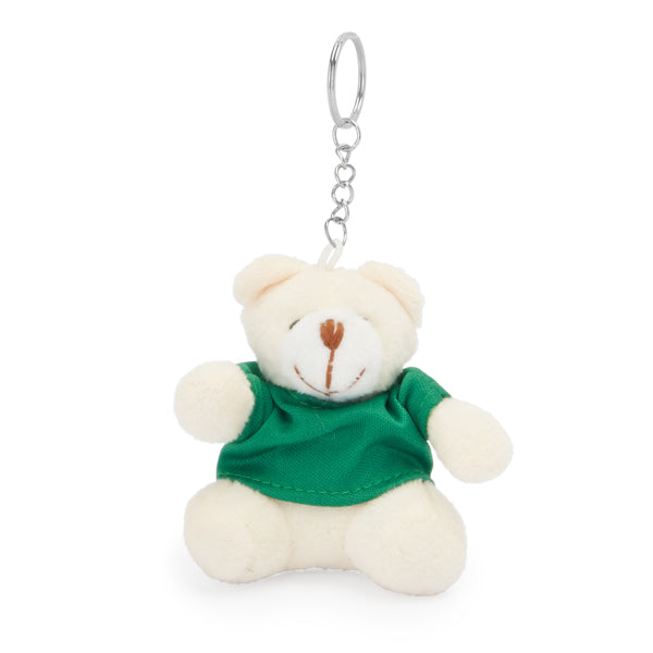 Stamina Sito polyester keyring in fern green, ready for logo printing