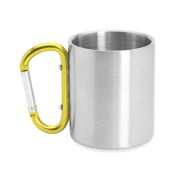 Stamina Guaya stainless steel thermal cup 230 ml in yellow, ready for logo printing
