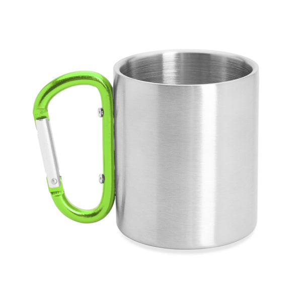 Stamina Guaya stainless steel thermal cup 230 ml in fern green, ready for logo printing