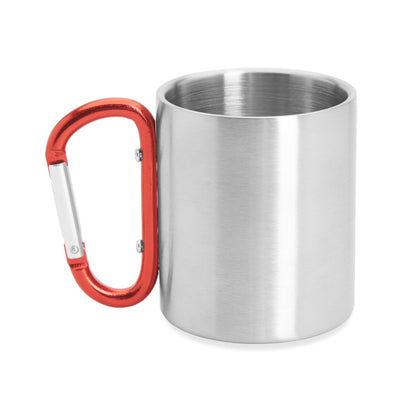Stamina Guaya stainless steel thermal cup 230 ml in red, ready for logo printing