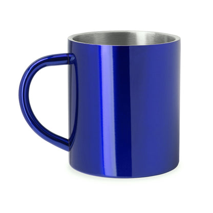 Stamina Kiwan stainless steel thermal cup 290 ml in royal blue, ready for logo printing