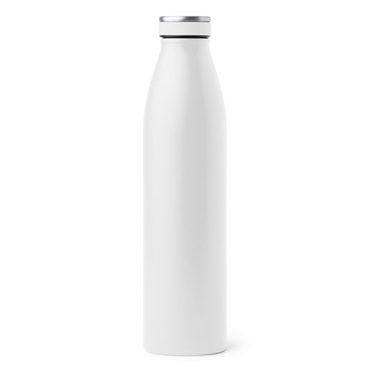Stamina Yisel steel vacuum flask 750 ml in white, ready for laser engraving