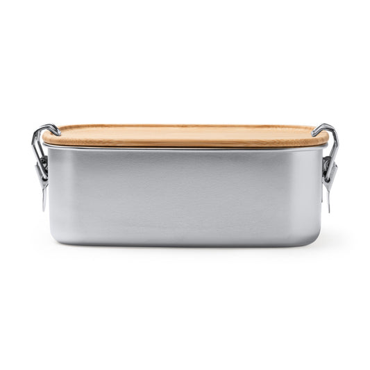 Stamina Daikon stainless steel lunch box in beige, ready for laser engraving