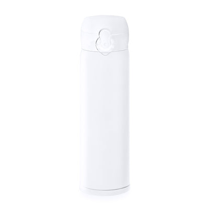 Stamina Palmer stainless steel thermal cup 450 ml in white, ready for laser engraving
