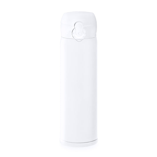 Stamina Palmer stainless steel thermal cup 450 ml in white, ready for laser engraving