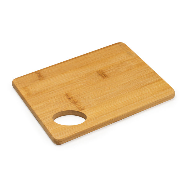 Stamina Devon natural bamboo chopping board, ready for laser engraving