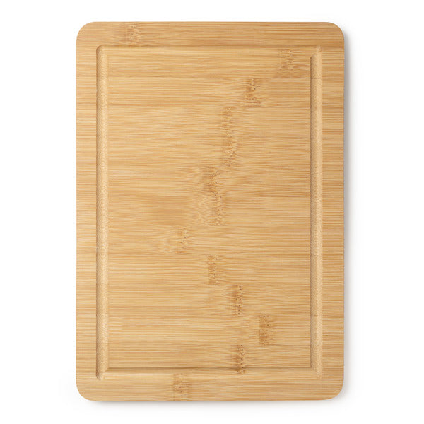 Stamina Angus natural bamboo chopping board in beige, ready for laser engraving
