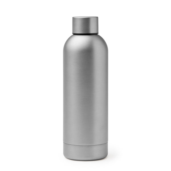 Stamina Balax stainless steel vacuum flask 550 ml in silver, ready for laser engraving
