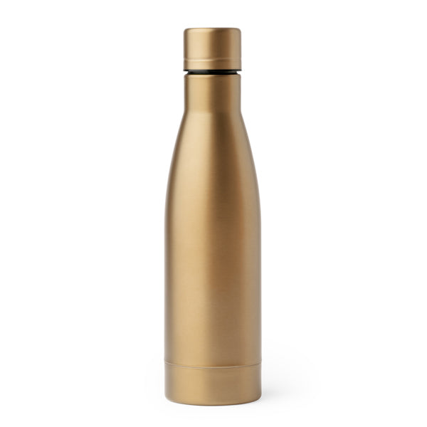 Stamina Fancy fantastic stainless steel vacuum flask in gold, ready for laser engraving