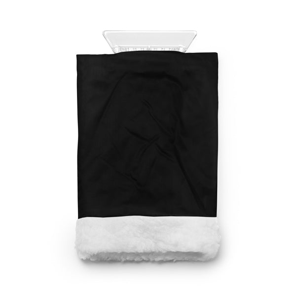 Stamina Nisek 210T polyester work gloves in black, ready for logo printing
