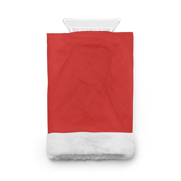 Stamina Nisek 210T polyester work gloves in red, ready for logo printing