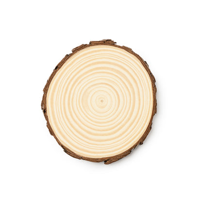 Stamina Pinea natural pine wood coaster in beige, ready for laser engraving