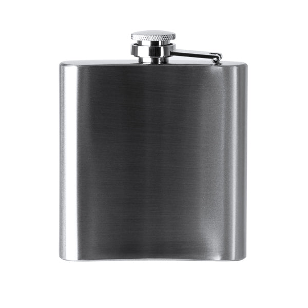 Stamina Walker stainless steel bottle 175 ml in silver, ready for laser engraving