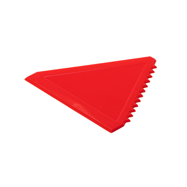 Stamina Alsen ice scraper in a compact design in red, ready for logo printing