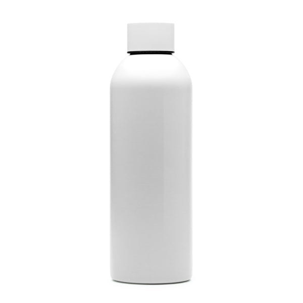 Stamina Magun stainless steel bottle 800 ml in white, ready for laser engraving