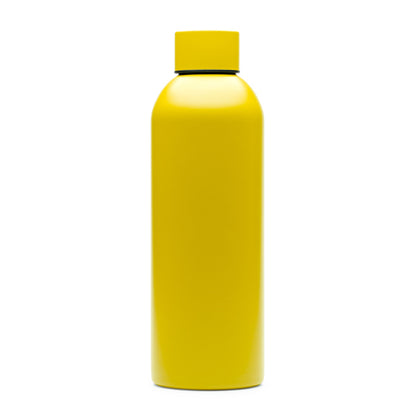 Stamina Magun stainless steel bottle 800 ml in yellow, ready for laser engraving