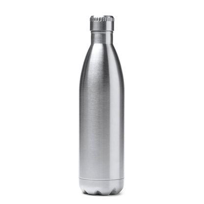 Stamina Beluga stainless steel vacuum flask 850 ml in silver, ready for laser engraving