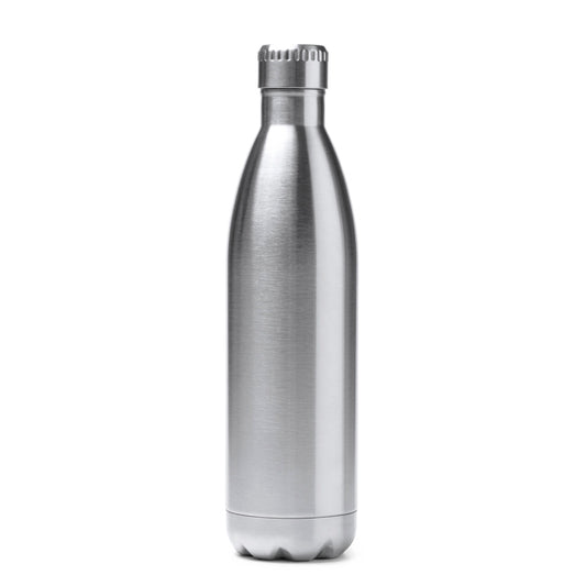 Stamina Beluga stainless steel vacuum flask 850 ml in silver, ready for laser engraving