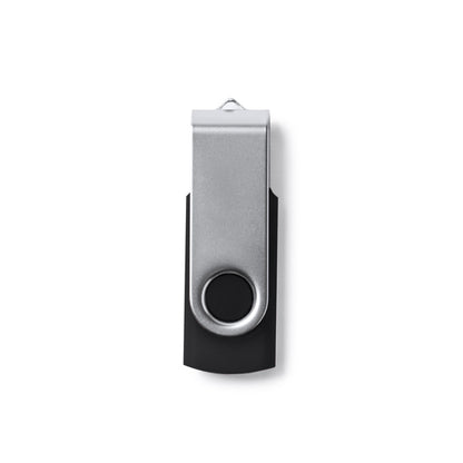 Stamina Marvin aBS and metal USB flash drive in black, ready for logo printing