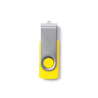 Stamina Marvin aBS and metal USB flash drive in yellow, ready for logo printing