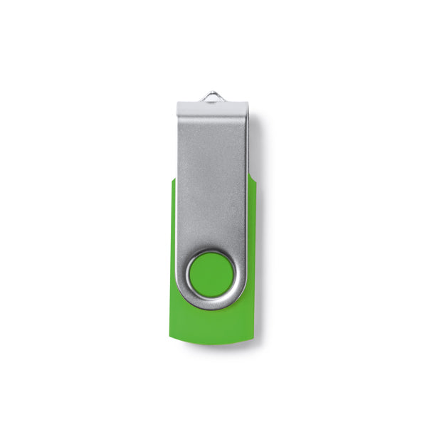 Stamina Marvin aBS and metal USB flash drive in fern green, ready for logo printing