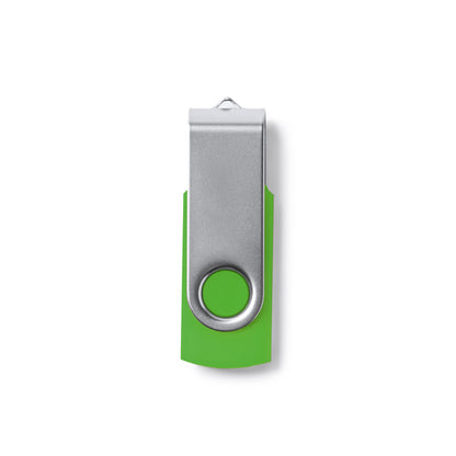 Stamina Marvin aBS and metal USB flash drive in fern green, ready for logo printing