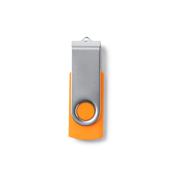 Stamina Marvin aBS and metal USB flash drive in orange, ready for logo printing