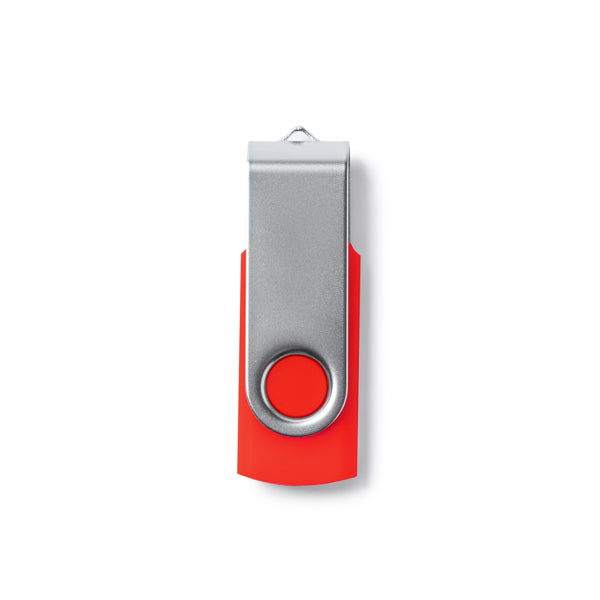 Stamina Marvin aBS and metal USB flash drive in red, ready for logo printing