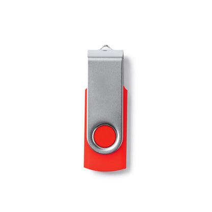 Stamina Marvin aBS and metal USB flash drive in red, ready for logo printing