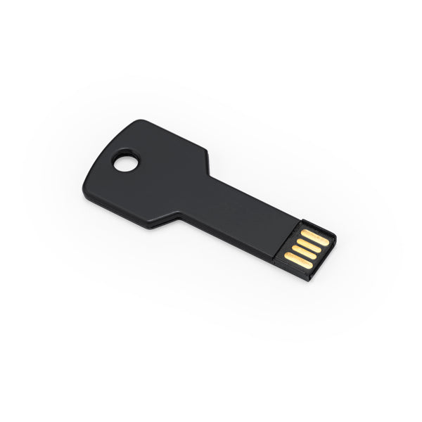 Stamina Cylon aluminium USB flash drive in black, ready for laser engraving
