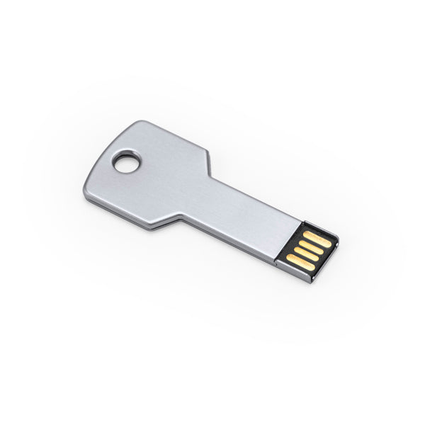 Stamina Cylon aluminium USB flash drive in silver, ready for laser engraving