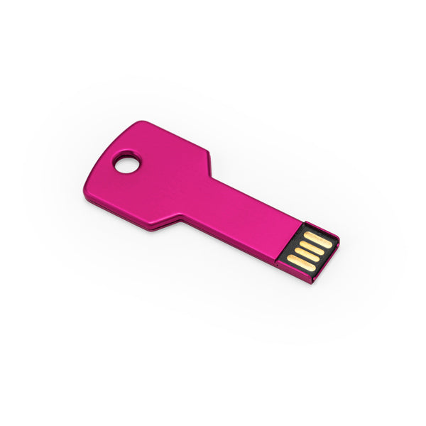 Stamina Cylon aluminium USB flash drive in fuchsia, ready for laser engraving