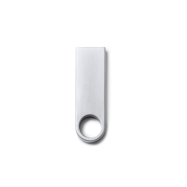 Stamina Roy metal USB flash drive in silver, ready for logo printing