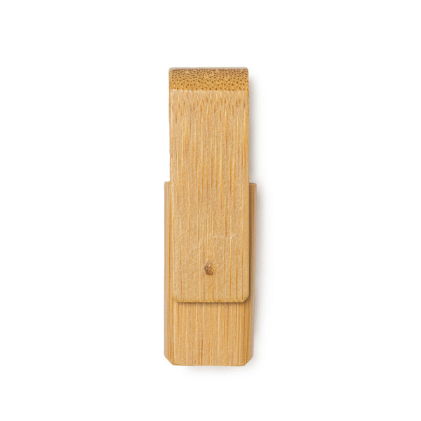 Stamina Percy natural bamboo USB flash drive in bamboo, ready for logo printing
