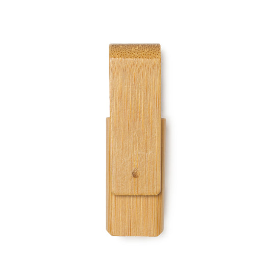 Stamina Percy natural bamboo USB flash drive in bamboo, ready for logo printing