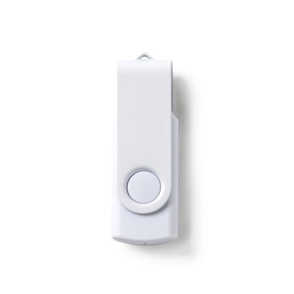 Stamina Riot aBS USB flash drive in white, ready for laser engraving