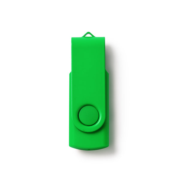 Stamina Riot aBS USB flash drive in fern green, ready for laser engraving