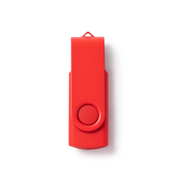 Stamina Riot aBS USB flash drive in red, ready for laser engraving