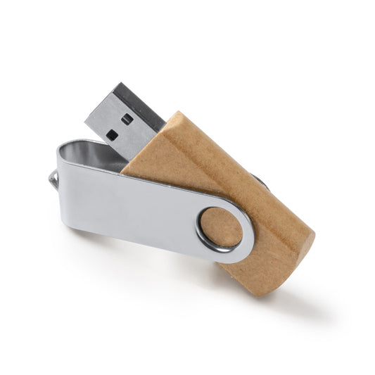 Stamina Vibo recycled cardboard USB flash drive, ready for laser engraving