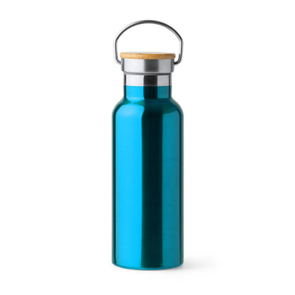 Stamina Tiset stainless steel double wall vacuum flask in light royal, ready for laser engraving